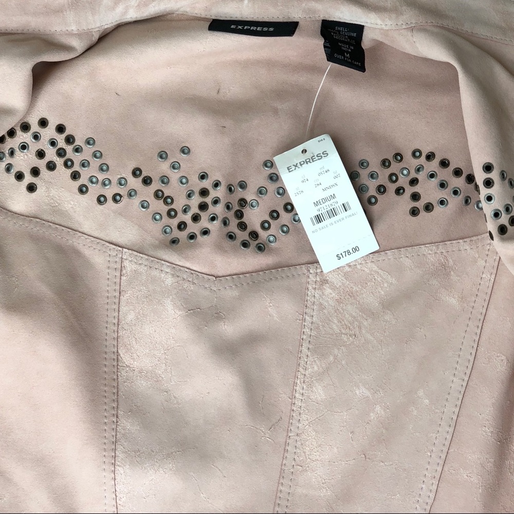 NWT Suede country western jacket/top size M - Picture 4 of 7